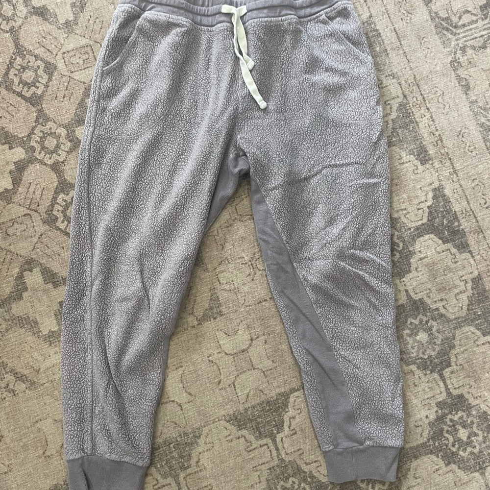 Cozy Sherpa Joggers with Drawstring